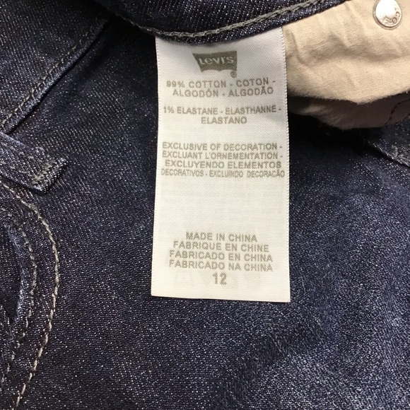 Levi's , bootcut, 515 jeans, 5 pocket jeans,, … sz 12 blue - Picture 5 of 5